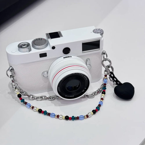 红色极繁挂链钥匙圈手机挂件时尚多功能配件包包挂饰女华强北代购 - 图1