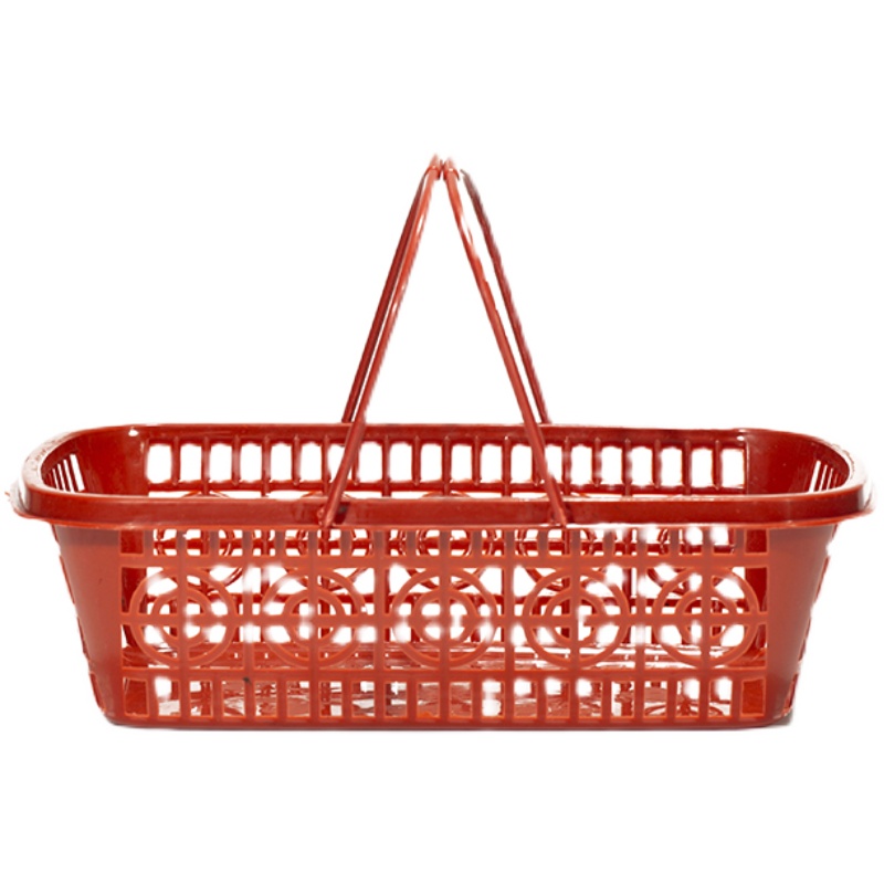 水果篮采摘篮杨梅篮草莓篮手提平底方形塑料一次性篮筐包邮加厚 - 图2