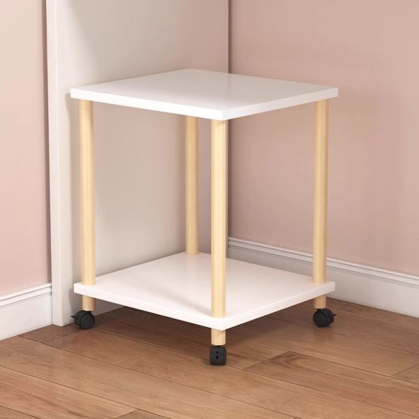 打印机置物架落地架子放置柜小桌子桌下柜子支架收纳架托盘可移动 - 图2