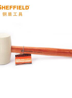 钢盾橡胶锤子无弹力橡皮锤装修软胶皮榔头贴瓷砖地板安装锤牛筋锤