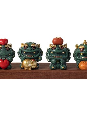 创意招财貔貅桌面摆件国潮心想事成礼品家居客厅办公室桌面装饰品