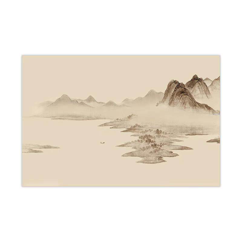 2024新中式意境山水壁布电视背景墙纸客厅沙发墙布酒店壁纸3d壁画,淘宝优惠券,粉丝福利购,淘宝优惠卷