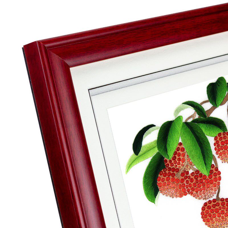 品粤广绣粤绣手工刺绣装饰画办公室书房摆设定制商务开业乔迁礼品 - 图2