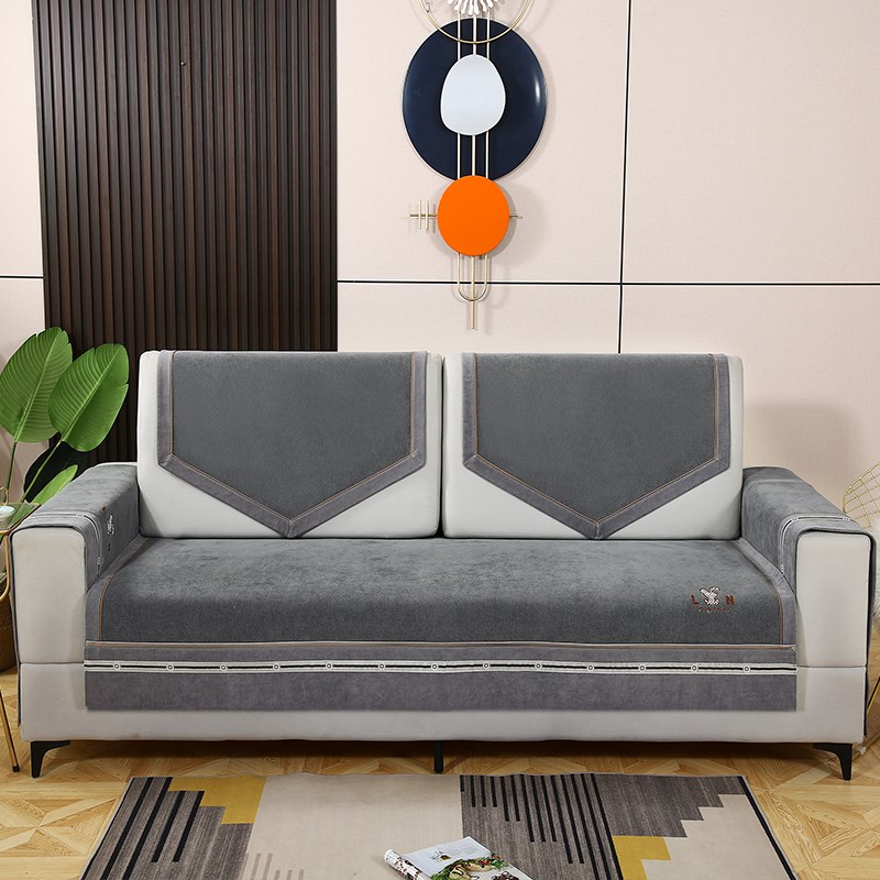 沙发垫四季通用防滑盖巾2023新款现代简约沙发套罩全包夏季坐垫子 - 图0