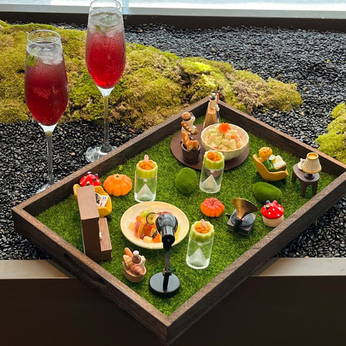 酒吧创意实木托盘家用客厅复古盘零食盘精致高级感水果盘下午茶盘 - 图2