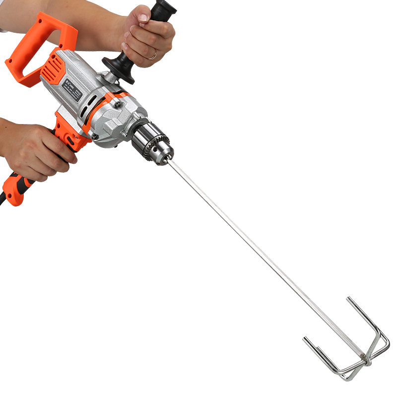 16钻大功率正反转调速飞机钻手电钻油漆搅拌钻腻子粉水泥搅拌机 - 图3