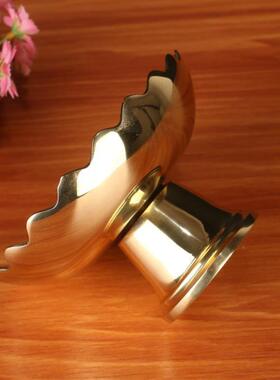 铜烛台底座酥油灯蜡烛台供佛灯长明灯佛前供灯礼佛灯托灯架托盘