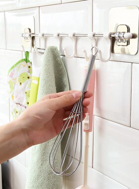 厨房挂钩强力吸盘粘胶免打孔浴室承重墙壁贴挂钩无痕挂钩粘钩排钩