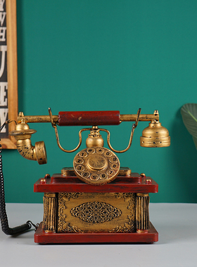 老式复古电话机座机道具摄影拍照民国时期的老上海民国风装饰