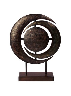 创意手工锻打金属铁艺桌面摆件摆放陈列装饰品摆饰抽象不规则雕塑