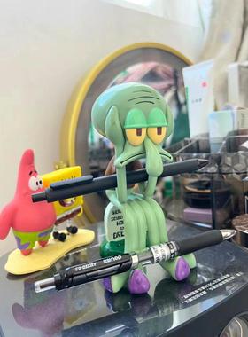 章鱼哥桌面摆件客厅电视柜玄关摆设可爱搞怪送礼树脂家居艺术装饰