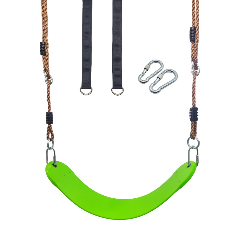 EVA软板秋千室内儿童庭院秋千铁链挂钩座椅户外网红摇篮吊椅单杠 - 图0