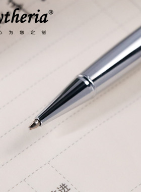 包邮旋转可爱创意水晶圆珠笔黑色办公学生教师礼品节日纪念笔定制
