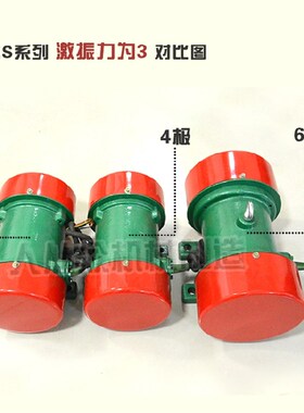 6极卧式通用型振动电机380V恒速激振力可调节振动马达YZS-8-6特卖
