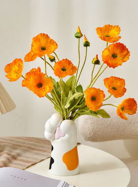 创意猫爪奶油风装饰摆件客厅家居玄关电视柜桌面装饰品乔迁小礼物