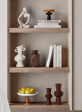 日式侘寂风高级感装饰摆件家居酒店会所覆古陶瓷软装小众酒柜摆设