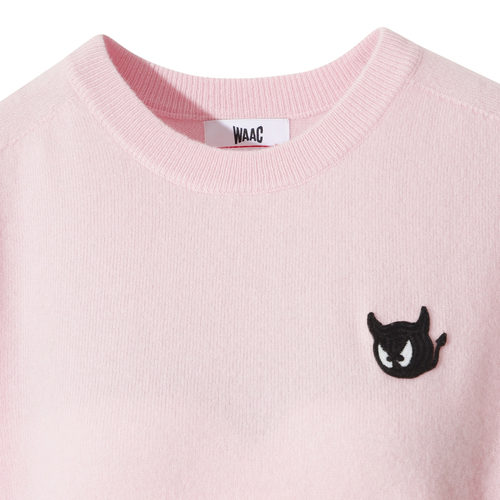 WAAC小恶魔官方秋冬女士高尔夫服装Sweater毛衣套头衫卫衣 - 图1