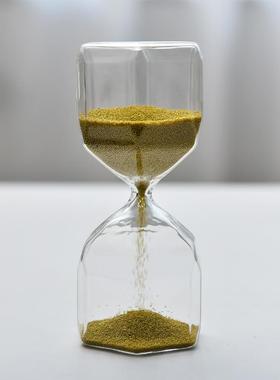 创意金珠沙漏现代简约北欧个性礼物家居装饰礼品桌面摆件 不计时