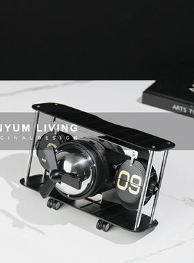 现代创意桌面钟表欧式自动翻页时钟客厅电视M柜样板间金属装饰摆