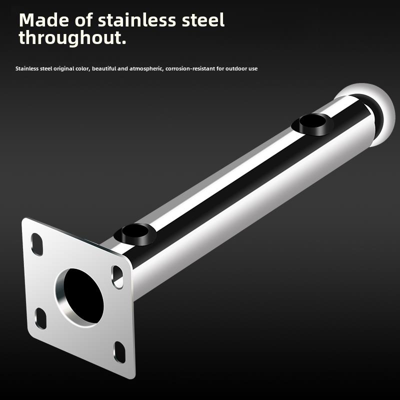 不锈钢红外对射支架报警探测器围墙安装监控支架无线AP网桥L型I型 - 图1