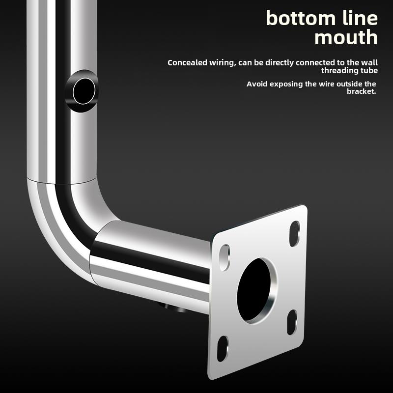 不锈钢红外对射支架报警探测器围墙安装监控支架无线AP网桥L型I型 - 图2