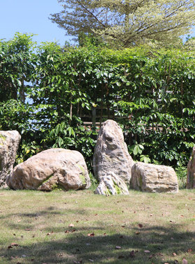 仿真石头造景摆件玻璃钢空心假石桌椅户外庭院公园林假山景观装饰