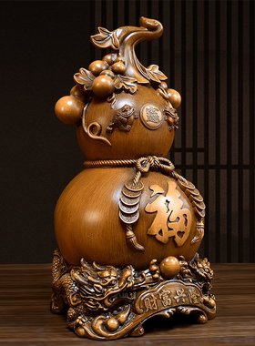 招财百福葫芦家居客厅玄关电视柜酒柜装饰品摆件礼品开业乔迁送礼