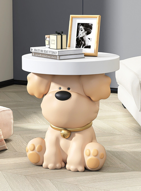 潮玩大狗牀头落地摆件客厅沙发边几电视柜旁家居饰品轻奢乔迁礼物