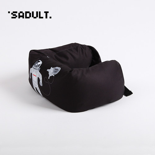 个性u形枕头护脖颈车用颈椎枕办公室午休午睡枕旅行飞机颗粒u型枕 - 图2