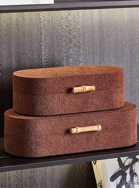 样板间书房书柜搁物架陈列展示新中式雕塑画马到成功壁龛摆件