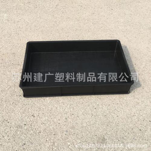 特大号防静电塑料方盘615*405*95mm 浅盘电子盘导电盘 防静电 - 图2