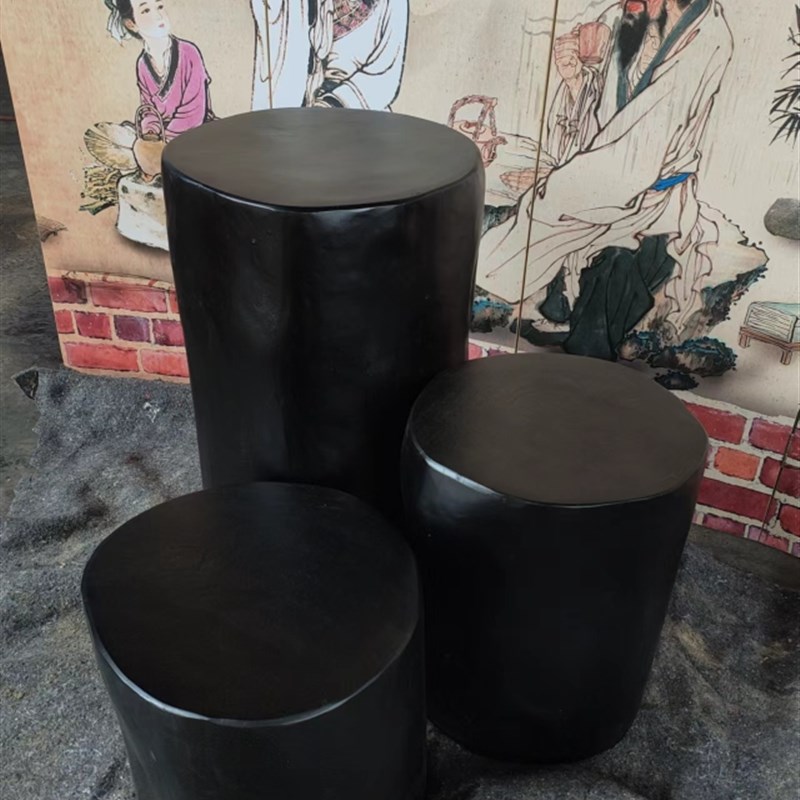 香樟木墩实木墩子树墩凳子根雕原木树桩茶几茶桌圆木凳子底座 - 图0