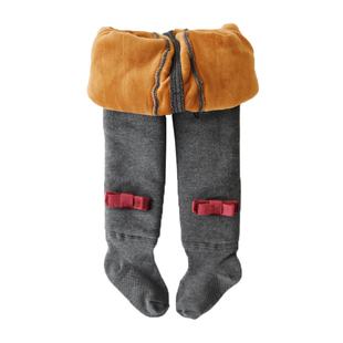 舒心果婴幼儿连裤子袜加绒裤子