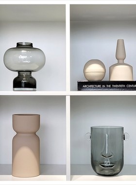 样板房客厅创意家居酒柜软装饰品家居摆件工艺品相架组合ZH2538