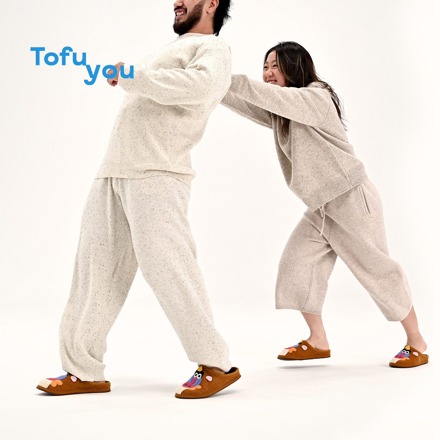 TOFUYOU 羊毛棉拖鞋女士秋冬季情侣家居防滑加绒拖鞋男办公室静音,淘宝优惠券,粉丝福利购,淘宝优惠卷