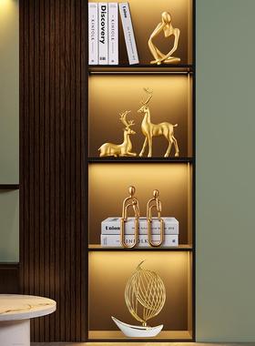 客厅酒柜装饰品摆件家居饰品创意红酒架办公室轻奢高档工艺品摆设