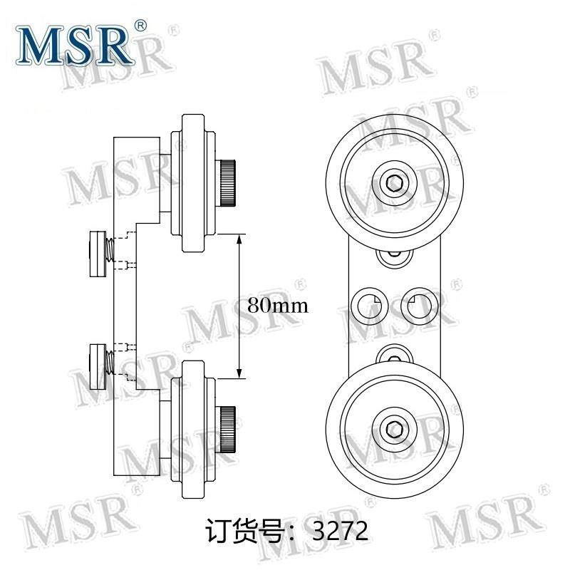 MSR铝型材配件铝型材DIY框架3D打印机移门抽屉滑轮组件移动导向轮,淘宝优惠券,粉丝福利购,淘宝优惠卷