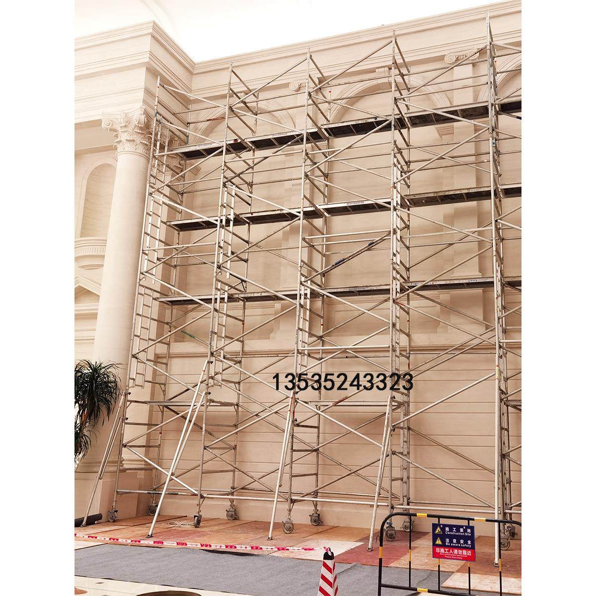 广东铝合金脚手架厂家直销欧标加厚移动快装门式工地装修活动铝架,淘宝优惠券,粉丝福利购,淘宝优惠卷