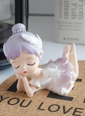 芭蕾女孩可爱少女心送女友闺蜜的特别生日礼物简约轻奢高级小摆件