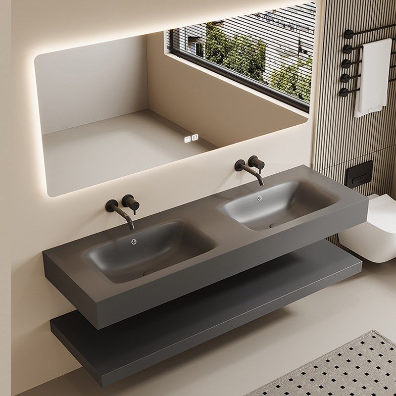 岩板热弯一体无缝盆层浴室柜洗手洗脸洗漱池商用定制,淘宝优惠券,粉丝福利购,淘宝优惠卷