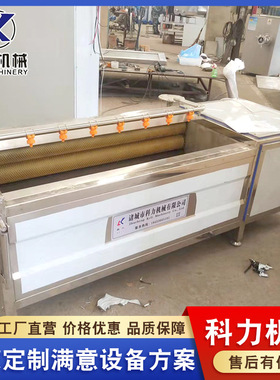 果蔬自动清洗机萝卜土豆自动去皮机地瓜红薯去皮清洗机