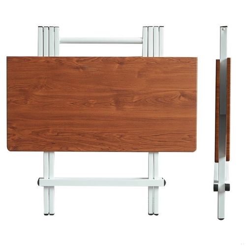 吃饭桌70/90/圆桌子餐桌家用简易120cm小户型租房折叠家用80/100/ - 图2