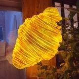 防真面包模型雕塑玻璃纤维定制烘焙店创意招牌门头立体发光壁挂摆