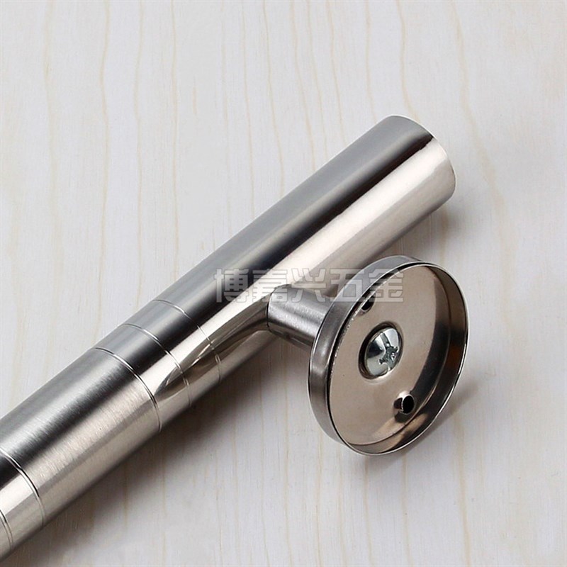 加厚不锈钢明装拉手双开木门把手老式防盗门大门铁门铝合金门拉手 - 图2