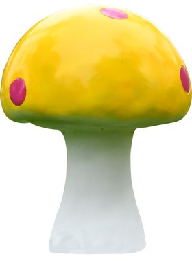 户外园林景观仿真植物发光蘑菇玻璃钢雕塑花园小区商场美陈装饰品