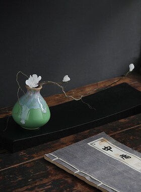 东方泥土 新中式禅意摆件 家居客C厅酒柜办公室茶室书房茶桌装饰