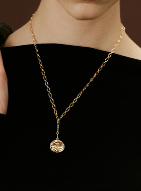 新年礼物高级感轻奢砂糖贝果项链