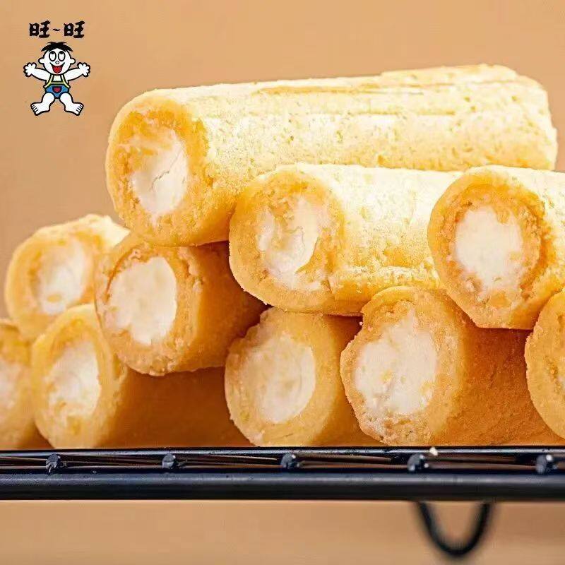 旺旺夹心蛋卷旺仔休闲零食