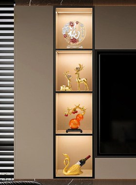 中式高档酒柜装饰品摆件玄关电视柜客厅餐边柜家居新房乔迁礼品