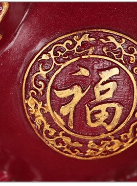 招财纳福朱砂葫芦摆件装饰品客厅高档次款葫芦摆件客厅旺宅